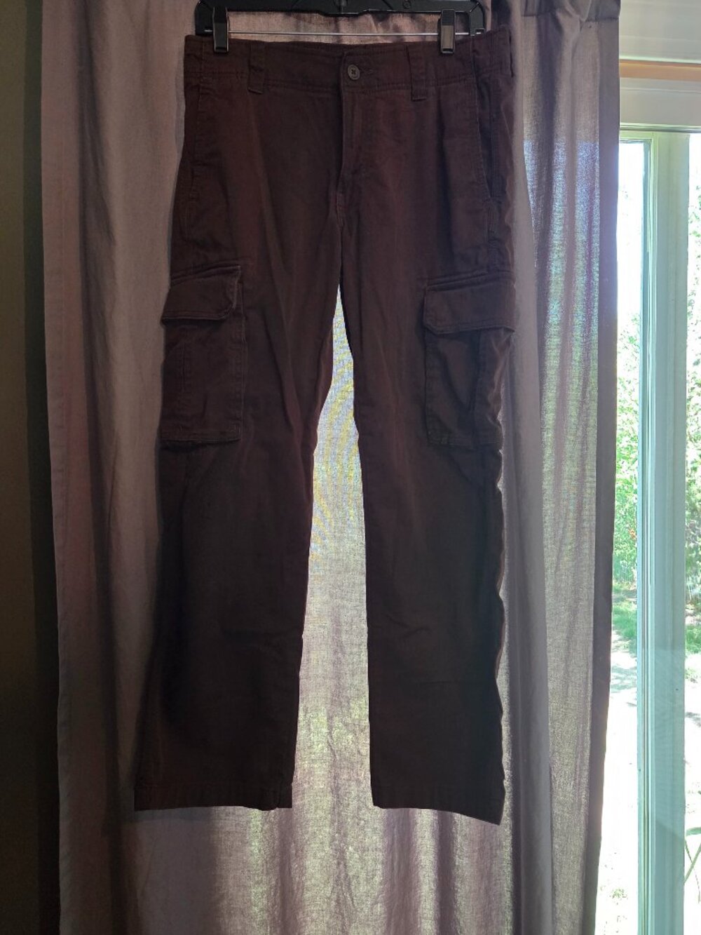 Goodfellow & Co Dark Brown Cargo Pants, 30W x 30L